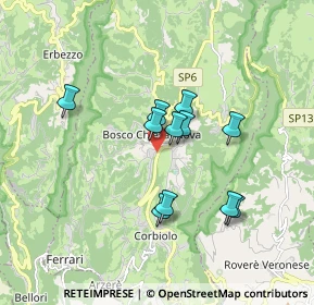 Mappa Via C. Ederle, 37021 Bosco Chiesanuova VR, Italia (1.39909)