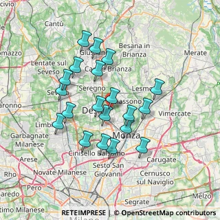 Mappa Via Michelangelo Buonarroti, 20851 Lissone MB, Italia (6.404)