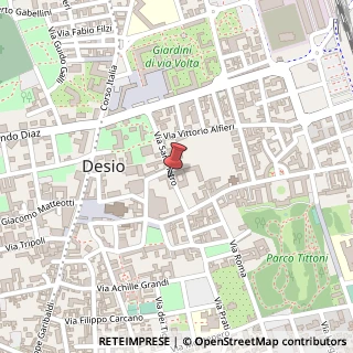 Mappa Via San Pietro, 7/a, 20811 Desio, Monza e Brianza (Lombardia)