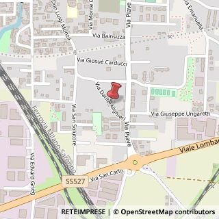 Mappa Via Dante Alighieri, 39, 21047 Saronno, Varese (Lombardia)