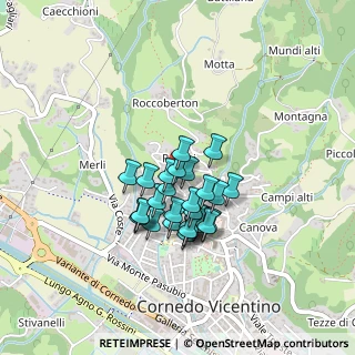Mappa Via S. Luca, 36073 Cornedo Vicentino VI, Italia (0.3069)