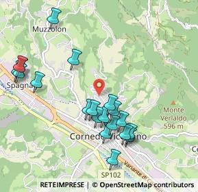 Mappa Via S. Luca, 36073 Cornedo Vicentino VI, Italia (1.04)