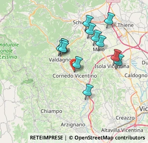Mappa Via S. Luca, 36073 Cornedo Vicentino VI, Italia (6.3)