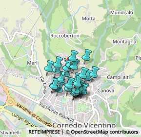 Mappa Via S. Luca, 36073 Cornedo Vicentino VI, Italia (0.30333)