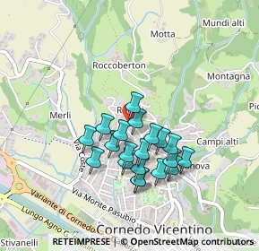 Mappa Via S. Luca, 36073 Cornedo Vicentino VI, Italia (0.3585)