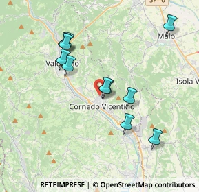 Mappa Via S. Luca, 36073 Cornedo Vicentino VI, Italia (3.55909)