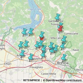 Mappa Via Maglio, 25050 Ome BS, Italia (7.3045)