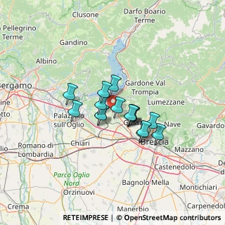 Mappa Via Guido Rossa, 25050 Provaglio d'Iseo BS, Italia (8.48063)