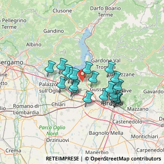 Mappa Via Guido Rossa, 25050 Provaglio d'Iseo BS, Italia (10.652)