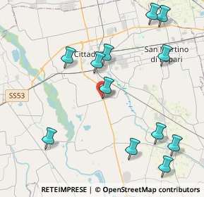 Mappa Via C. Bianchi, 35013 Cittadella PD, Italia (4.7775)