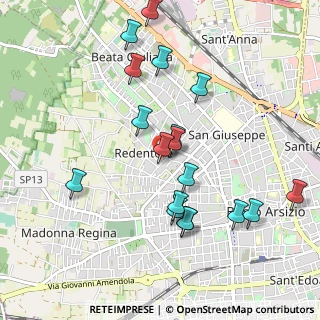 Mappa Via Tolmino, 21052 Busto Arsizio VA, Italia (0.97944)