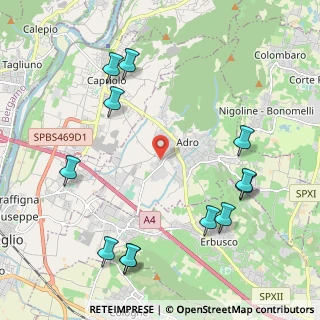 Mappa Via S. Pancrazio, 25030 Adro BS, Italia (2.56667)