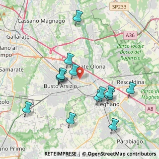 Mappa Via di Vittorio Giuseppe, 21057 Olgiate Olona VA, Italia (3.90429)