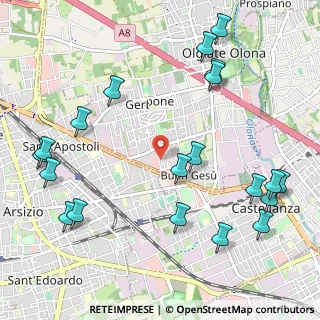 Mappa Via di Vittorio Giuseppe, 21057 Olgiate Olona VA, Italia (1.3305)