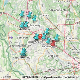 Mappa Via di Vittorio Giuseppe, 21057 Olgiate Olona VA, Italia (6.994)