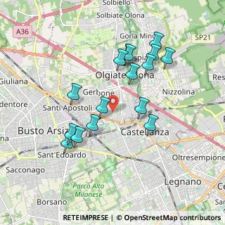 Mappa Via Antonio Gramsci, 21057 Olgiate Olona VA, Italia (1.77)
