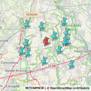 Mappa SP 177, 20882 Bellusco MB, Italia (3.72429)