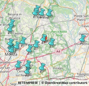 Mappa SP 177, 20882 Bellusco MB, Italia (9.787)