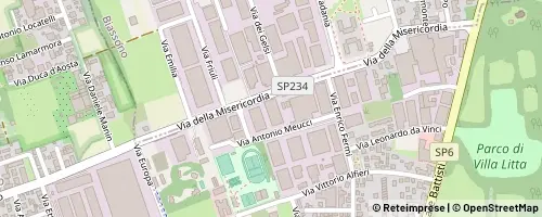 Mappa Vedano al Lambro