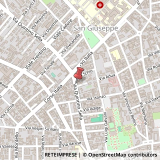 Mappa Via Sella Quintino, 32, 21052 Busto Arsizio, Varese (Lombardia)