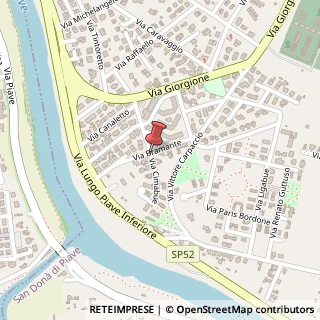 Mappa Via Donato Bramante, 13, 30027 San Donà di Piave, Venezia (Veneto)