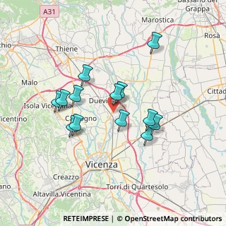 Mappa Via Industria, 36031 Dueville VI, Italia (6.11308)