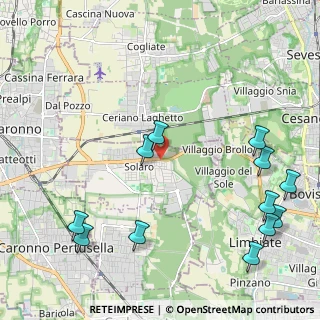 Mappa Via Vittorio Veneto, 20020 Solaro MI, Italia (2.73917)
