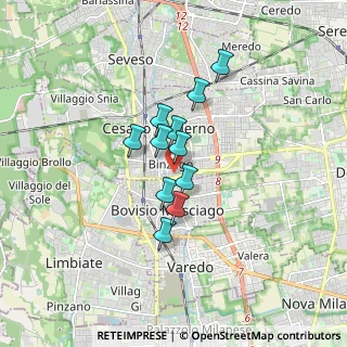 Mappa Via Galileo Ferraris, 20031 Cesano Maderno MB, Italia (1.13)