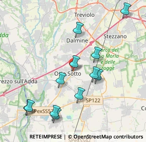 Mappa Via Gorizia, 24046 Osio Sotto BG, Italia (4.15833)