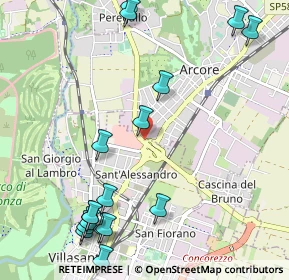 Mappa Villasanta, 20852 Villasanta MB, Italia (1.36)