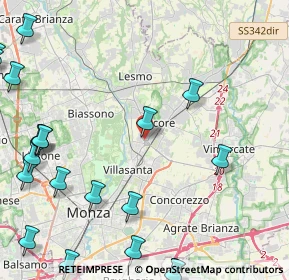 Mappa Villasanta, 20852 Villasanta MB, Italia (6.423)