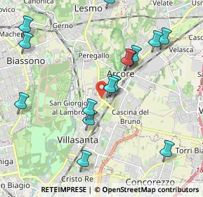 Mappa Villasanta, 20852 Villasanta MB, Italia (2.192)