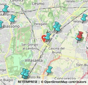 Mappa Villasanta, 20852 Villasanta MB, Italia (2.95769)