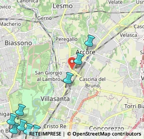 Mappa Villasanta, 20852 Villasanta MB, Italia (3.54167)