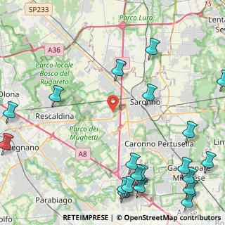 Mappa Via Asiago, 21040 Uboldo VA, Italia (6.5815)