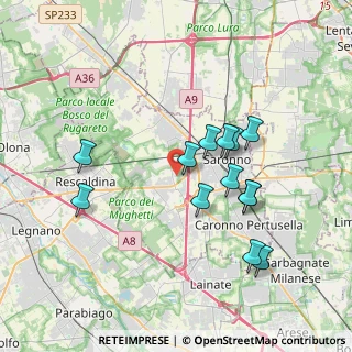 Mappa Via Asiago, 21040 Uboldo VA, Italia (3.47308)