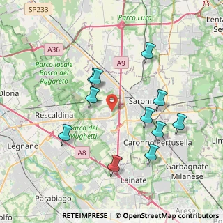 Mappa Via Asiago, 21040 Uboldo VA, Italia (3.73)
