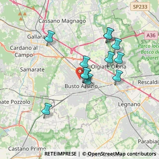 Mappa Piazza 25 Aprile, 21052 Busto Arsizio VA, Italia (3.28167)