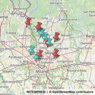 Mappa Via A. Murri, 20851 Lissone MB, Italia (10.09)