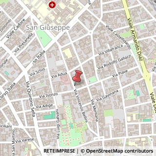 Mappa Via Vincenzo Bellini, 20 Bis, 21052 Busto Arsizio, Varese (Lombardia)
