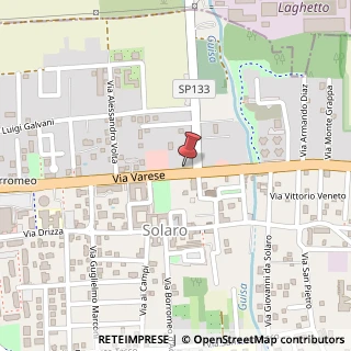 Mappa Via Varese, 6, 20020 Solaro, Milano (Lombardia)