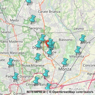 Mappa Lissone, 20035 Lissone MB, Italia (5.07353)