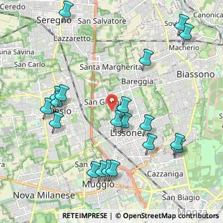 Mappa Lissone, 20035 Lissone MB, Italia (2.393)