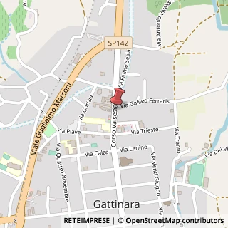 Mappa Corso Valsesia, 130, 13045 Gattinara VC, Italia, 13045 Gattinara, Vercelli (Piemonte)