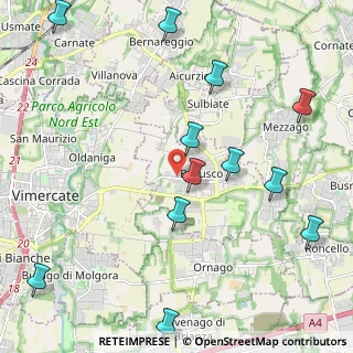 Mappa Via Milano, 20882 Bellusco MB, Italia (2.61083)