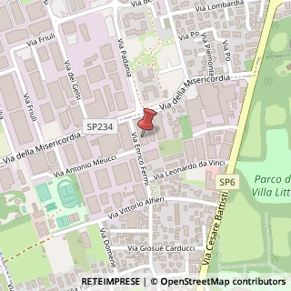 Mappa Via Enrico Fermi, 14, 20854 Vedano al Lambro, Monza e Brianza (Lombardia)