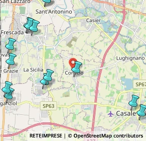 Mappa Conscio, 31032 Casale sul Sile TV, Italia (3.09429)