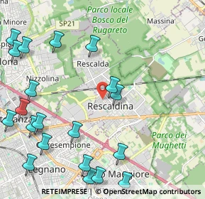 Mappa Via Vittorio Veneto, 20027 Rescaldina MI, Italia (2.859)