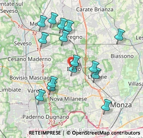 Mappa , 20832 Desio MB, Italia (3.67267)