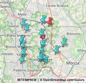 Mappa , 20832 Desio MB, Italia (3.50765)